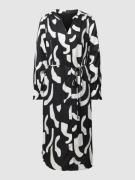 comma Tunikakleid mit Bindegürtel Modell 'Pop Up' in Black, Größe 34