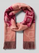 Gant Schal aus Wolle mit Fransen Modell 'MONOGRAM WOOL SCARF' in Borde...