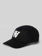Wood Wood Basecap mit Label-Detail in Black, Größe 1