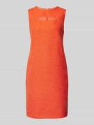 Marc Cain Knielanges Kleid mit Cut Out in Koralle, Größe 36