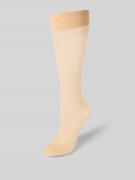 JOOP! Collection Kniestrümpfe mit Label-Stitching in Ecru, Größe 35-38