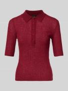 BOSS Orange Slim Fit Strick-Poloshirt aus Schurwoll-Mix Modell 'C_FUGA...