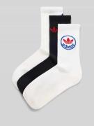 adidas Originals Socken mit Label-Print im 3er-Pack in Weiss, Größe 39...