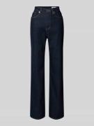 Vero Moda Wide Leg Jeans aus Baumwoll-Mix Modell 'TESSA' in Dunkelblau...