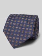 altea Krawatte aus reiner Seide mit Label-Detail in Marine, Größe 1