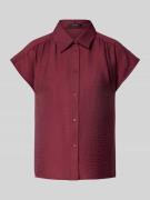 OPUS Regular Fit Hemdbluse aus Lyocell Modell 'Fairi' in Dunkelrot, Gr...
