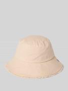 Barts Bucket Hat mit Label-Patch Modell 'HUAHINA' in Sand, Größe 1