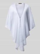 Vera Mont Stola im semitransparenten Design in Silber, Größe 1