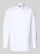 Jake*s Modern Fit Business-Hemd mit Haifischkragen in Weiss, Größe 37/...