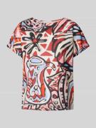 Christian Berg Woman Loose Fit Hemdbluse aus reinem Leinen in Dunkelro...