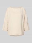 OPUS Relaxed Fit Blusenshirt mit 3/4-Arm Modell 'Sumana' in Beige, Grö...