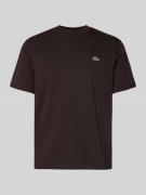 Lacoste Regular Fit T-Shirt aus reiner Baumwolle in Dunkelbraun, Größe...