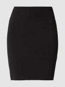Kaffe Knielanger Bleistiftrock mit breitem elastischem Bund in Black, ...