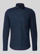 JOOP! Collection Slim Fit Businesshemd mit Haifischkragen in Marine, G...