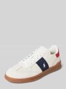 Polo Ralph Lauren Low Top Sneaker mit Rindsleder-Anteil in Weiss, Größ...