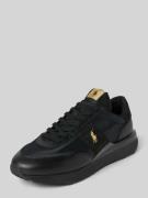 Polo Ralph Lauren Low Top Sneaker mit Rindsleder-Anteil in Black, Größ...