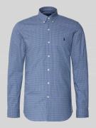Polo Ralph Lauren Slim Fit Freizeithemd aus Baumwoll-Mix in Blau, Größ...