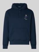 Polo Ralph Lauren Regular Fit Hoodie aus Baumwoll-Mix in Marine, Größe...