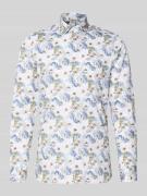 OLYMP Level Five Slim Fit Businesshemd aus Baumwoll-Mix mit Kentkragen...