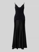 Bardot Slim Fit Abendkleid mit Raffungen Modell 'Lavanda' in Black, Gr...