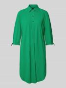 Marc Cain Knielanges Hemdblusenkleid mit Knopfleiste in Gruen, Größe 3...