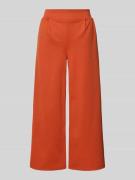 ICHI Wide Fit Stoffhose mit Viskose-Anteil Modell 'Kate' in Orange, Gr...