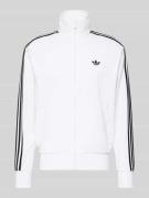 adidas Originals Trainingsjacke mit Stehkragen in Weiss, Größe L