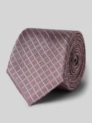 Willen Krawatte aus reiner Seide mit Logo-Patch 6,5cm in Altrosa, Größ...