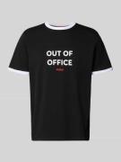 HUGO Regular Fit T-Shirt aus reiner Baumwolle Modell 'DOFFICE' in Blac...