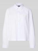 JOOP! Regular Fit Hemdbluse mit Brusttasche Modell 'Bella' in Weiss, G...