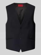 HUGO Regular Fit Anzugweste aus Woll-Mix Modell 'VIN253X-MH' in Black,...