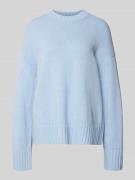 Samsøe Samsøe Oversized Strickpullover mit Rundhalsausschnitt Modell '...
