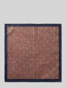 Verugia Einstecktuch aus reiner Seide in Marine, Größe 1