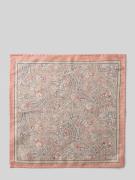 Verugia Einstecktuch aus reiner Seide in Orange, Größe 1