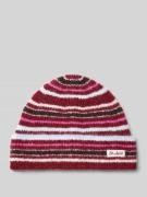 OH APRIL Beanie mit Woll-Anteil Modell 'Arlo' in Dunkelrot, Größe 1