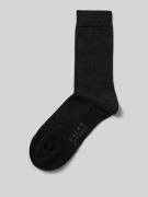 Falke Socken mit Label-Schriftzug Modell 'SOFTMERINO' in Anthrazit, Gr...