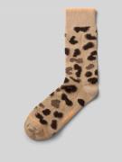 Unio Socken mit geripptem Abschluss in Beige, Größe 36-38