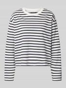 Marc O'Polo Denim Loose Fit Langarmshirt aus reiner Baumwolle in Weiss...