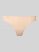 Marie Jo Slip mit Label-Detail in Beige, Größe 40