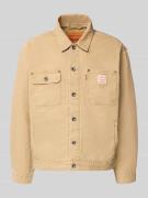 Levi's® Jacke mit Knopfleiste in Beige, Größe L