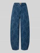 MOS MOSH Barrel Fit Jeans mit 5-Pocket-Design Modell 'Rosy' in Jeansbl...