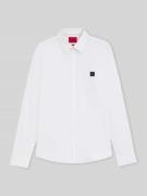 HUGO Slim Fit Freizeithemd aus Baumwoll-Mix Modell 'ERMO' in Weiss, Gr...