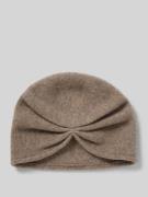Loevenich Mütze aus reiner Wolle in Strick-Optik Modell 'NOS' in Taupe...