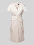 BOSS Midikleid mit V-Ausschnitt Modell 'Dulania' in Hellrosa, Größe 38