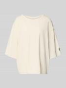 American Vintage Oversized T-Shirt mit Label-Print in Offwhite, Größe ...