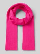 Unio Schal aus Schurwoll-Mix mit Kaschmir-Anteil in Neon Pink, Größe 1
