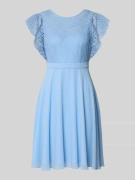 Jake*s Cocktail Cocktailkleid mit Rundhalsausschnitt in Sky, Größe 32