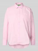 JJXX Hemdbluse mit Knopfleiste Modell 'JAMIE' in Hellrosa, Größe L