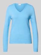 Vila Regular Fit Longsleeve aus Viskose in Strick-Optik Modell 'Viril'...