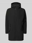 MCNEAL Parkamantel mit Kapuze in Black, Größe L